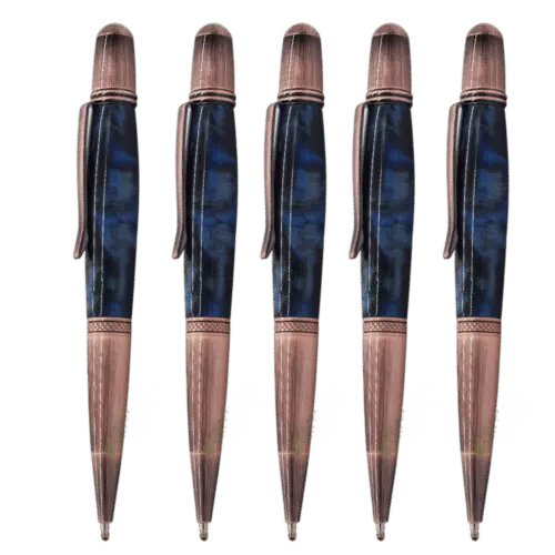 5 Pack - Antique Rose Copper Cerra Pen Kit - UK Pen Blanks