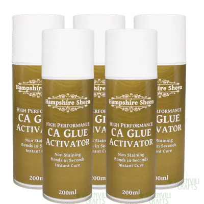 5 x Hampshire Sheen CA Glue Activator - UK Pen Blanks