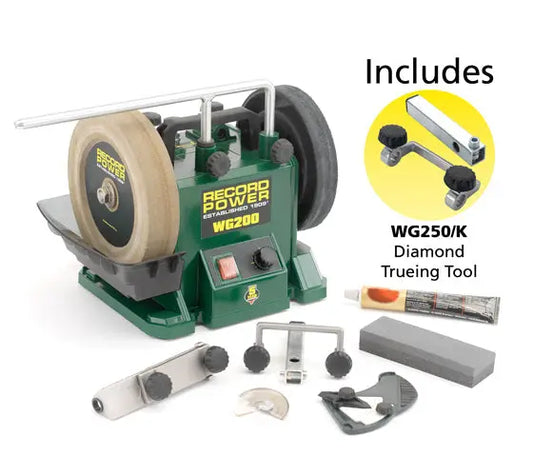 Record Power WG200-PK/A 8" Wet Stone Sharpening System Package Deal