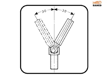 Bahco BE-9770 Metric Long Ball End Hex L-Key Set - UK Pen Blanks