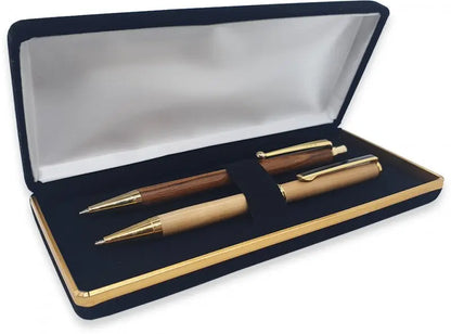 Black Velvet Double Pen Box - UK Pen Blanks