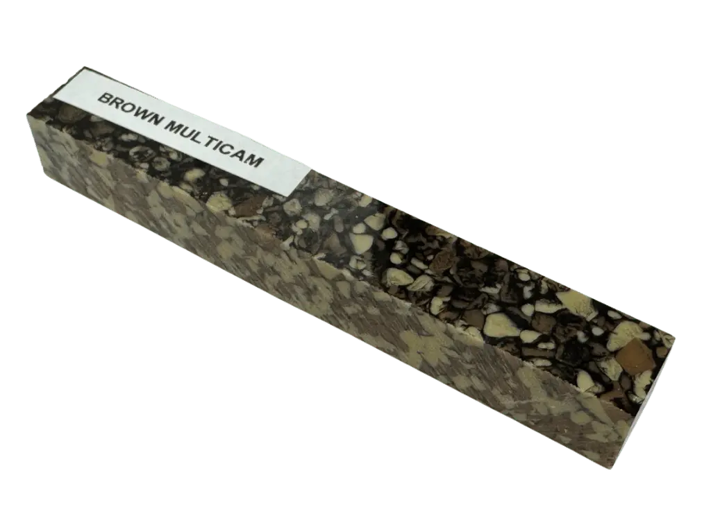 Brown Multicam Kirinite Pen Turning Blank | Acrylic Blanks