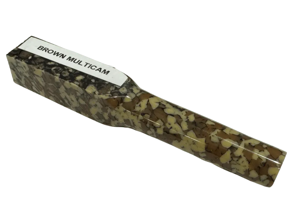 Brown Multicam Kirinite Pen Turning Blank | Acrylic Blanks