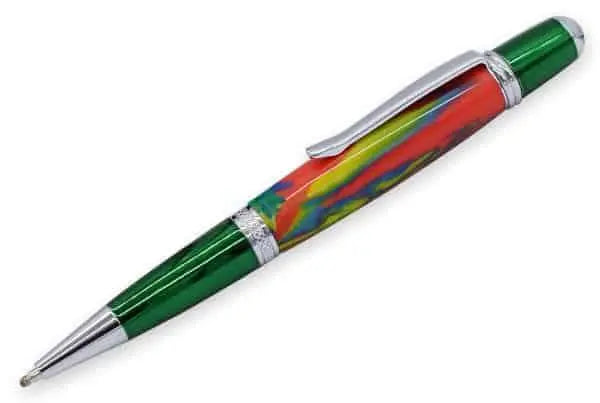 Chrome & Green Cerra Pen Kit