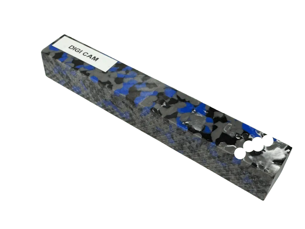 Digital Camo Kirinite Pen Turning Blank | Acrylic Pen Blanks