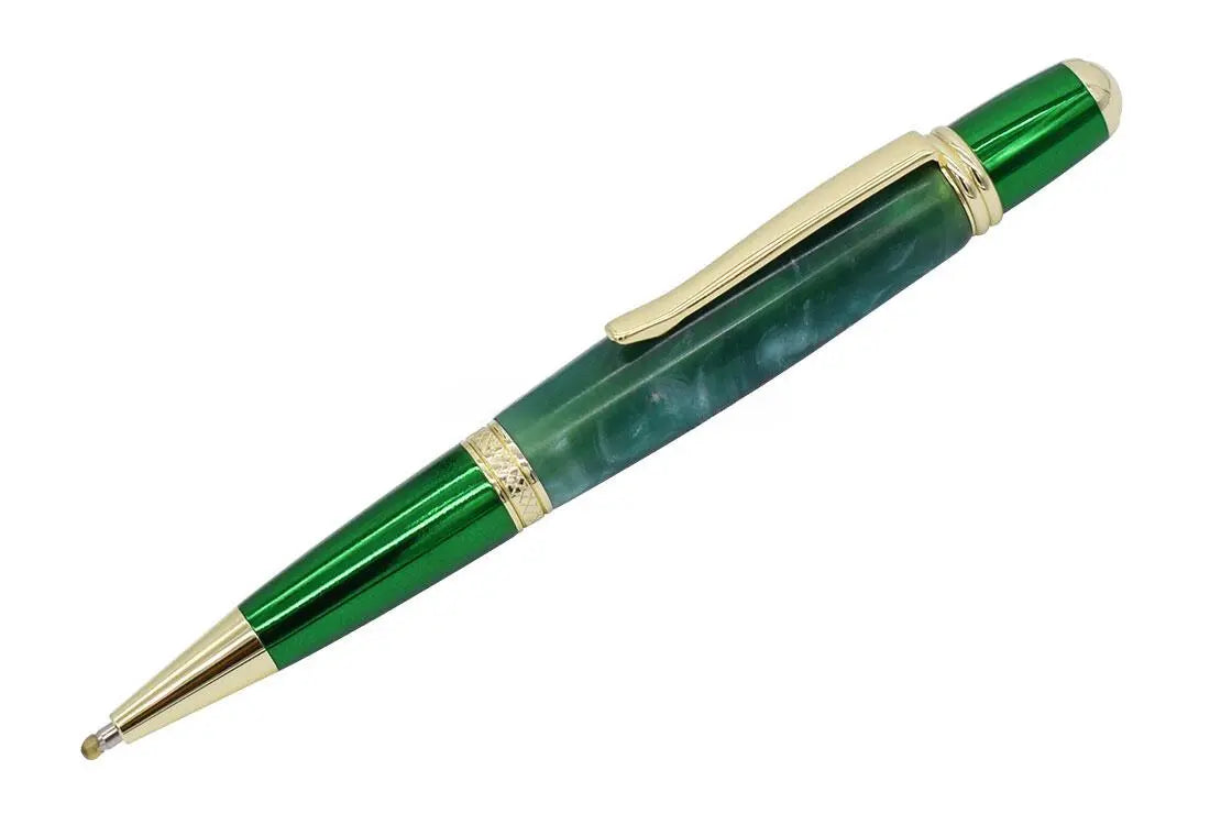 Gold & Green Cerra Pen Kit - UK Pen Blanks