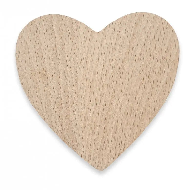 Heart Pyrography Wooden Blanks