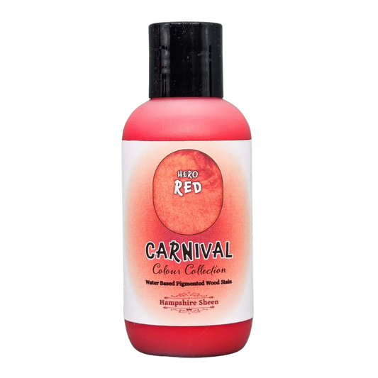 Hero Red - Carnival Colours 125ml - Hampshire Sheen - UK Pen Blanks