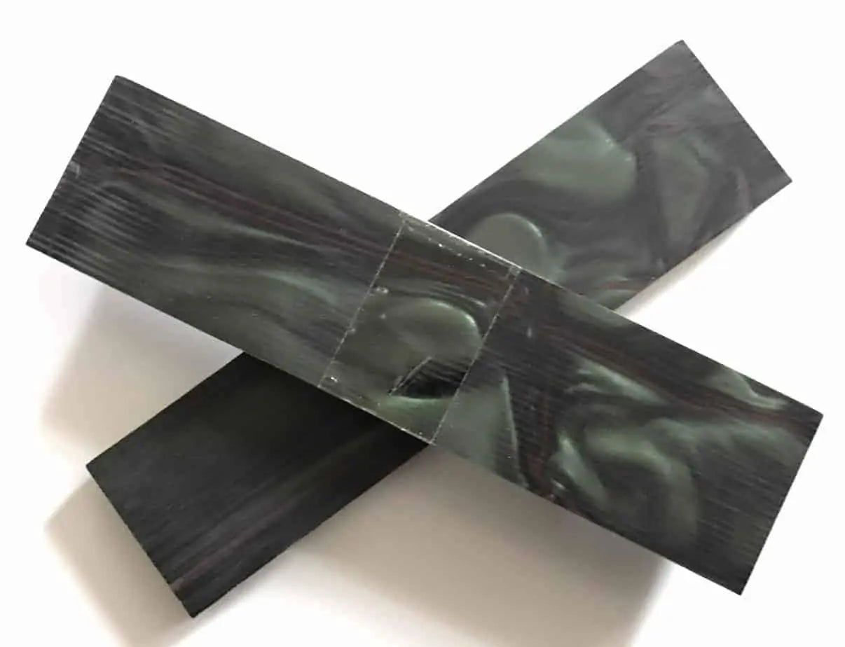 Kirinite Jungle Camo Knife Scales - Set of 2 - UK Pen Blanks