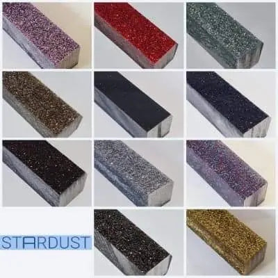 Kirinite Stardust Glitter Pen Blanks - UK Pen Blanks