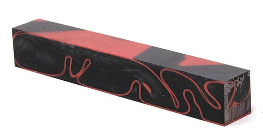 Lava Flow - Acrylic Kirinite Pen Blank - UK Pen Blanks