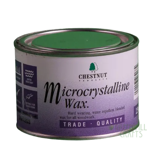 Microcrystalline Wax -225ml Tin -  Chestnut Products - UK Pen Blanks