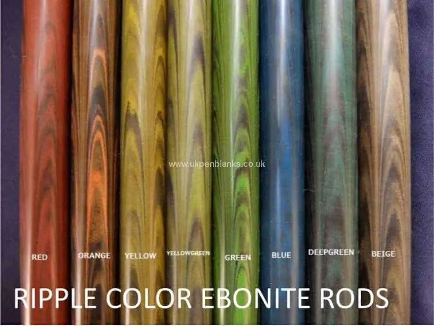 Mottle Coloured Ebonite Pen Blanks - UK Pen Blanks