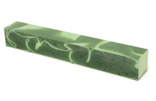 Pepper Jade - Acrylic Kirinite Pen Blank - UK Pen Blanks