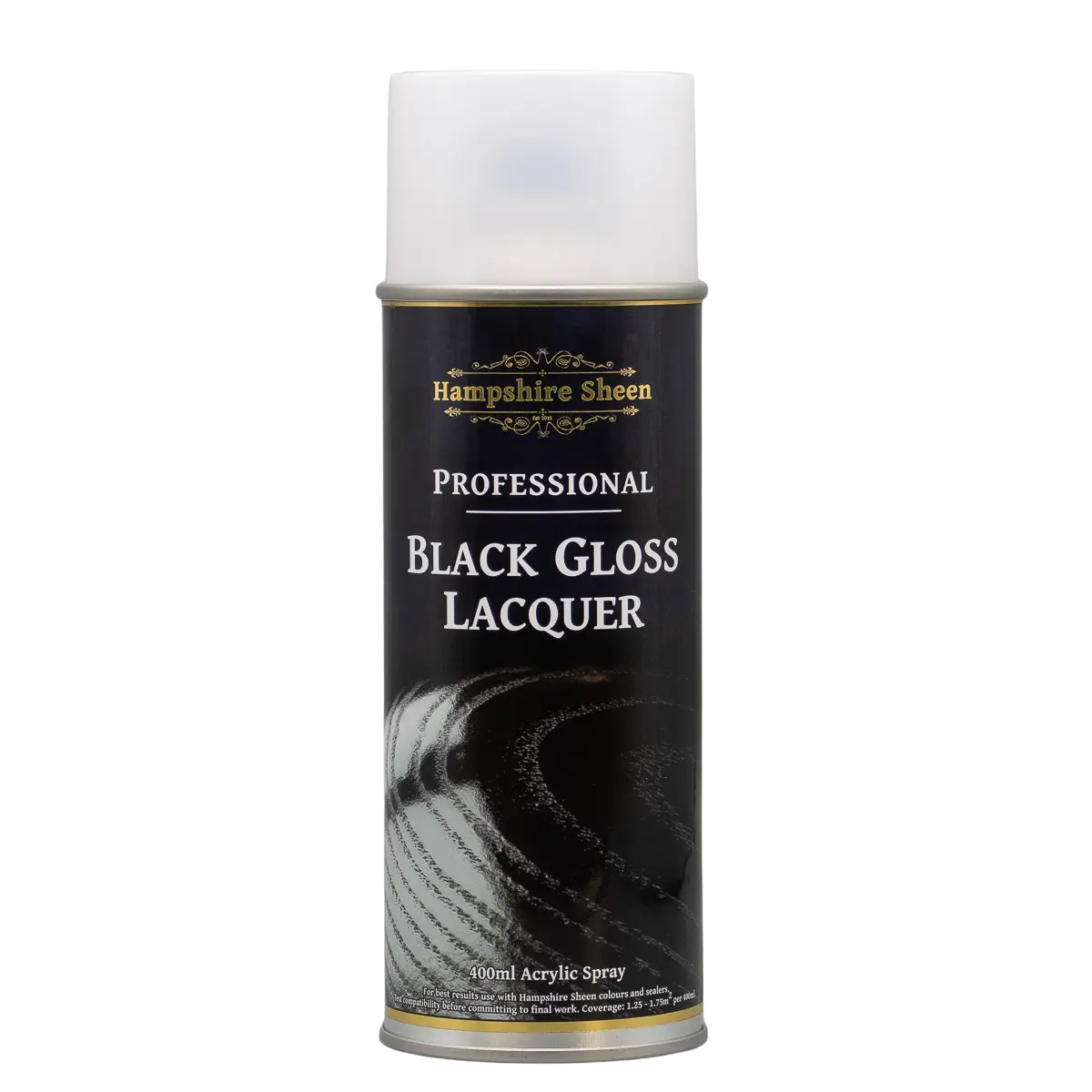 Pro Black Gloss Lacquer Spray - Hampshire Sheen - UK Pen Blanks
