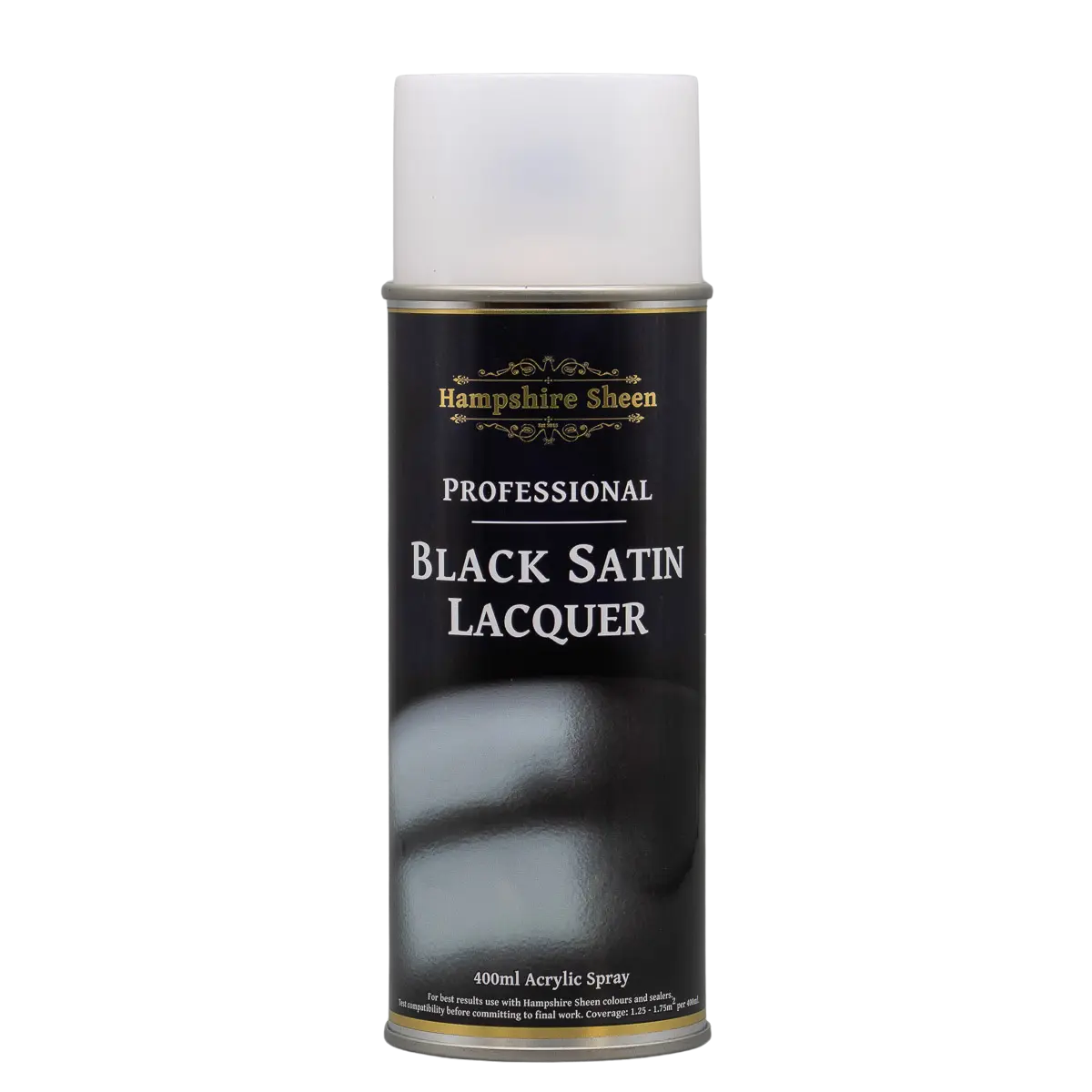 Pro Black Satin Lacquer Spray - Hampshire Sheen - UK Pen Blanks