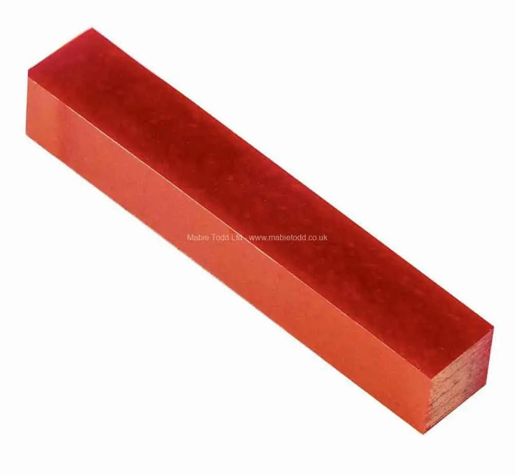 Strawberry Ice - Acrylic Kirinite Pen Blank - UK Pen Blanks